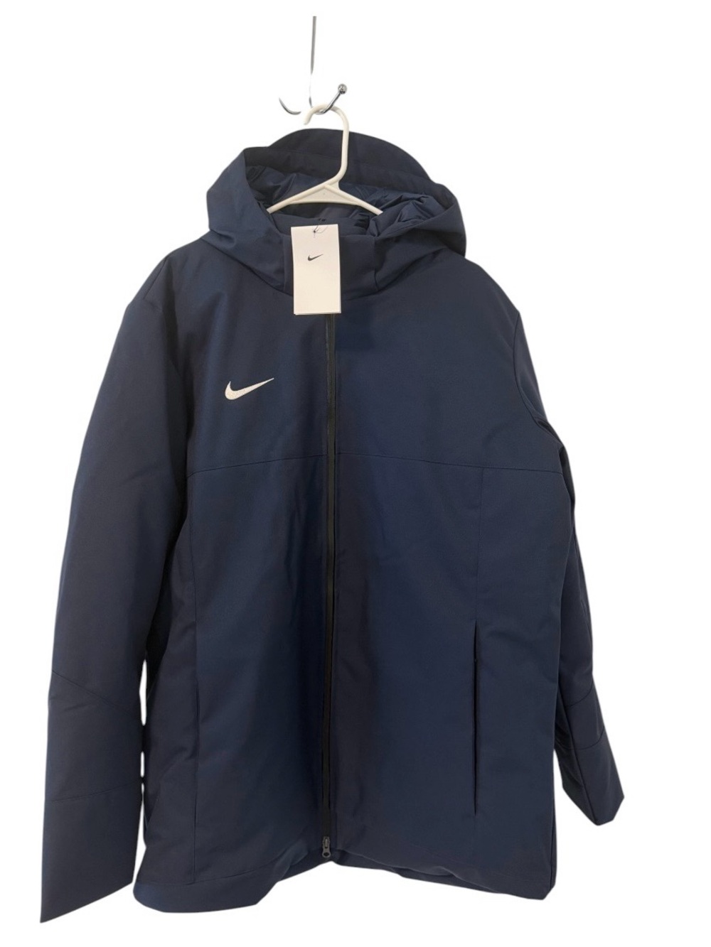 Nike Team Down-Fill Storm-FIT Football Parka Jacket Navy Blue Size Large NWT DJ6